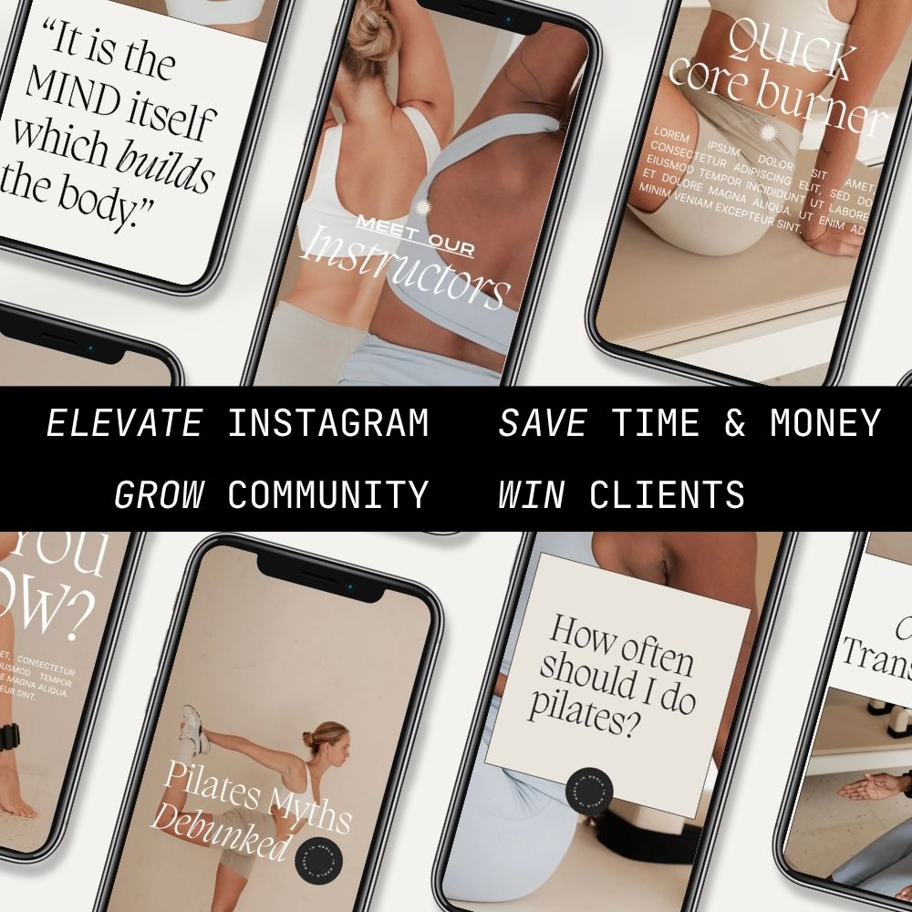 The Instagram Masterclass for Pilates Entrepreneurs